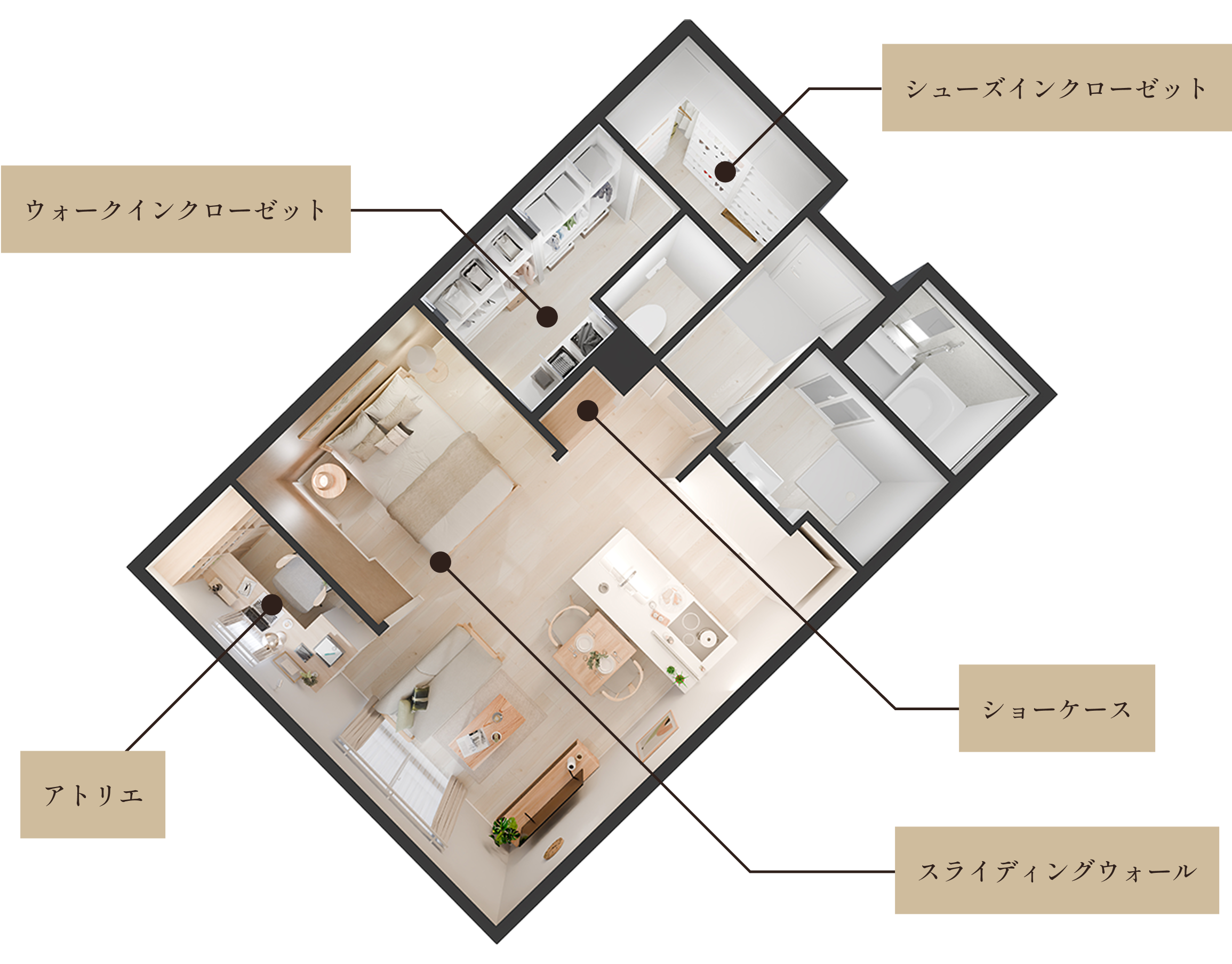 生活の楽しさと、使い勝手の良さを両立